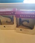 3865.112 Baldwin Hardware Nib Lot Of Venetian Bronze Champlain Robe Hooks