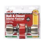 3943n  Hampton Products Import Lock Passage Tulip Antique Brass 082901100072