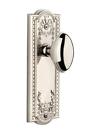 40-paredn-pn Grandeur Parthenon Plate With Eden Prairie Knob Privacy Polished Nickel