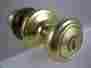 94009-210 400cn Kwikset New 3 Polished Brass Cameron Entry Knob Set Of 2 Shared Key Nib 883351014175