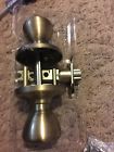 400t5 Kwikset Tylo Keyed Entry Knob Antique Brass See Description
