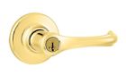 405dnl-3v1 Kwikset Dorian Entry Door Lock Bright Brass 883351592383