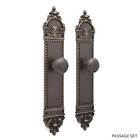 410120 Signature Hardware Aline Large Decorative Plate New York Round Knob