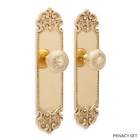 410287 Signature Hardware Aurore Decorative Plate Egg And Dart Knob Privacy