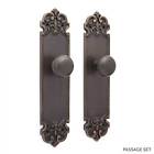 410312 Signature Hardware Aurore Decorative Plate New York Round Knob Passage