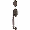 4300eus7 Emtek French Antique Brass Handleset
