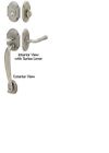 4312us15 Emtek Nashville Keyed Entry Handle Satin Nickel