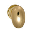 432-45.sd3a Omnia Knob With Rose Single Dummy Unlacquered Bright Brass