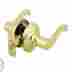 4343 Brinks Decor Series Polished Brass Interior Non Locking Door Latch Qty 2