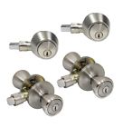 44-200-sn-2pk Pro Knobs Two Pack Classic Mobile Home Entry Door Knob