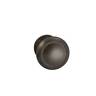 443-45.sd5a Omnia Knob With Rose Single Dummy Unlacquered Antique Bronze