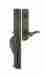452913fb Emtek Flat Black Creston Double Cylinder Keyed Entry Handleset Aml788