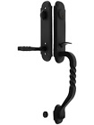 461121scfbrh Emtek San Carlos Grip Wrought Steel Monolithic Style Tubular Handleset