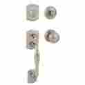 472539 Baldwin Prestige Wesley Single Cylinder Satin Nickel Handleset W Alcott Entry Knob New 883351236690