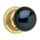 50019 The Renovators Supply Privacy Set Door Knob Black 096962395599