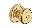 5020.030.pass Baldwin Pass Polished Solid Brass Door Knob Colonial Passage Rose 5020.030.pass Baldwin Pass Polished Solid Brass Door Knob Colonial Passage Rose