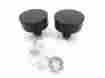 5055190mr Baldwin Pair Satin Black Rd Estate Rn Knob Less Rosettes 829846541030