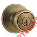 509312 Kwikset Tylo Antique Brass Entry Knob Featuring Smartkey Door Locks New 883351250283