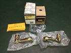 5103-003-mr Baldwin Hardware Pair Of Estate Lever Polished Brass Nos