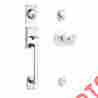 43156173303 513967 Schlage Century Bright Chrome Handleset W Orbit Interior Knob Door Locks