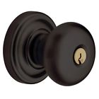 5206.entr Bronze Set Door Keyed Entry Oil Style Baldwin Knob Classic Rubbed