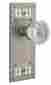 Cracry-22-sn 52508 Nostalgic Warehouse Craftsman Plate With Crystal Knob Double Dummy Set 640697154893