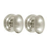 5425.150.pass Baldwin Egg Door Knobs Passage Set Satin Nickel 723079381800