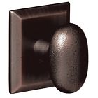 5442.412.idm 5442412idm Baldwin Oval Venetian Squared Bronze Dummy Distressed Knob Rose
