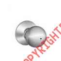 563037 Chrome 626 Bath Schlage Satin Orb Bed F40 Orbit Knob Door