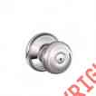 564117 Schlage Bath Locks Georgian Door Knob Bright Bed Chrome