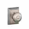 43156781096 568403 Schlage Addison Collection Georgian Satin Nickel Dummy Knob F170 Geo 619 Add New