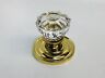 5805.030.idmrd Baldwin Hardware Dorchester Dummy Crystal Knob Polished Brass