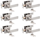 6 Pack Probrico Interior Bedroom Entrance Door Lever Doorknobs Lock One Key
