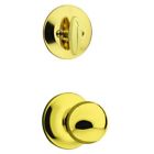 604p-3 Kwikset Polo Knob Interior Handleset Bright Brass 883351292665