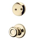 606t 3 Kwikset Tylo Knob Interior Dummy Handleset Polished Brass 042049292060