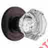 618666 Baldwin Filmore Oil-rubbed Bronze Half-dummy Crystal Knob Door Locks New 884011398918