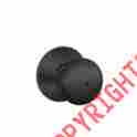 43156890477 637243 Schlage Plymouth Aged Bronze Bed Bath Knob F40 Ply 716 Door Locks New