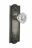 640697043081 Nostalgic Warehouse Meadows Plate With Crystal Glass Knob