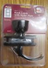 64401t New Doorknob Knob Latch With Strike Plate For Wood Metal