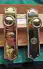 6547.038 6554-003 Baldwin Estate Barclay Entr Polished Solid Brass Mortise Knobs Trim
