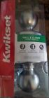 65923-001 Kwikset Doorknob For Closet Or Bedroom Brand New 883351625913