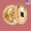 66021 The Renovators Supply Privacy Door Knob Set Oval Solid Brass 2 3 8 Backset 096962399818