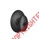 662764 Entry Knob Wakefield Black Schlage Siena Matte Keyed Collection