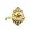 665948 Schlage Lock Company Brookshire Collection Bright Brass Accent Keyed Entry Lever New 043156451869