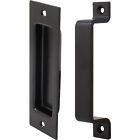 68008-19 Stone Harbor Hardware Flush Barn Pull Set 848424013059