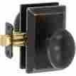 682300s Delaney Designer Sorrento Series Privacy Door Knob Set With Square Backplate 087305925344