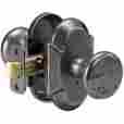 682508c Delaney Designer Tulum Series Privacy Door Knob Set With Curved Backplate 087305921452