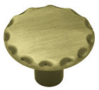 0227883 69254 Brainerd Mfg Hdw Cabinet Knob Antique Brass Scallop 022788692543