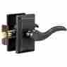 694700sr Delaney Designer Ronda Series Passage Door Lever Set With Square Backplate 087305926075