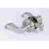 70044 Better Home Products Door Knob Lever Satin Nickel Curvy Handle Passage Reversible 0719279270044
